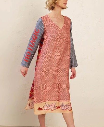 Eve Folk Pop Print Dress