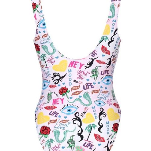 Evil Eye Printed Swimsuit