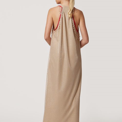 Maxi Dress With Glitter