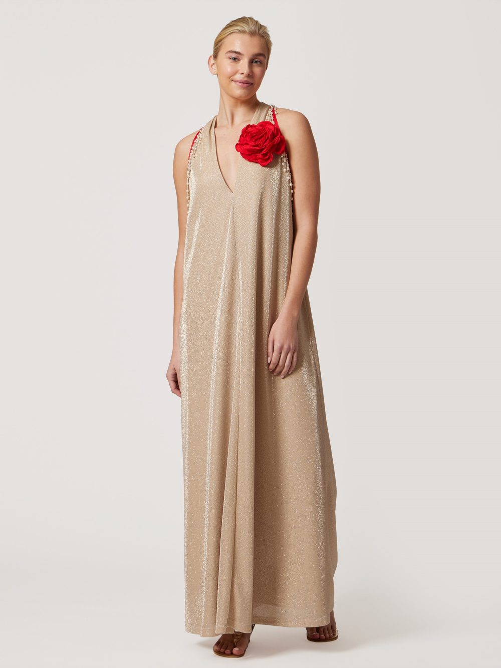 Maxi Dress With Glitter