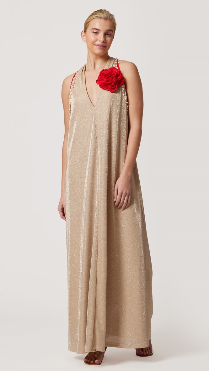 Maxi Dress With Glitter