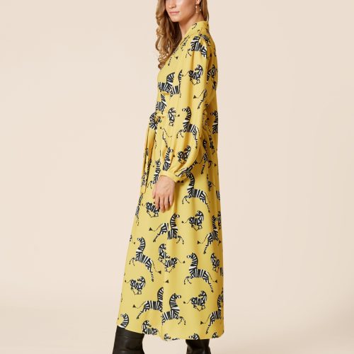 Zebra Yellow Dress