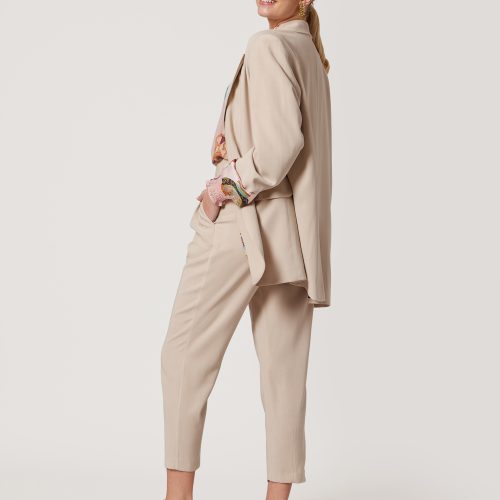 Oversized Beige Blazer