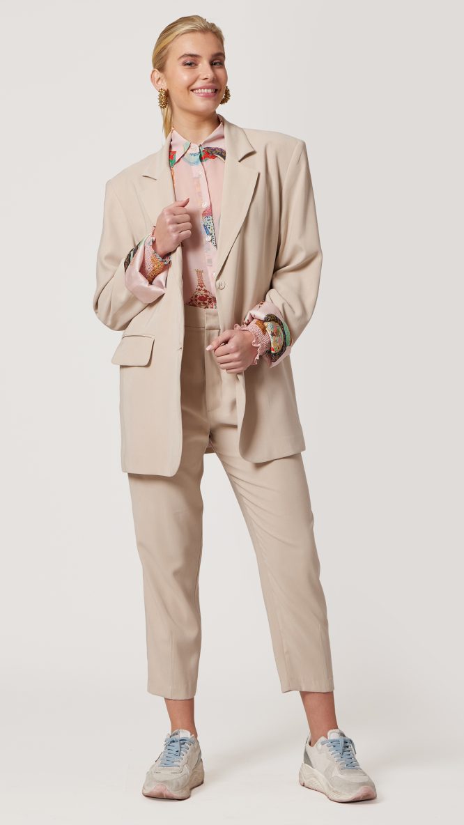 Oversized Beige Blazer