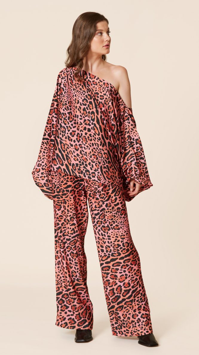 Pink Leopard Top