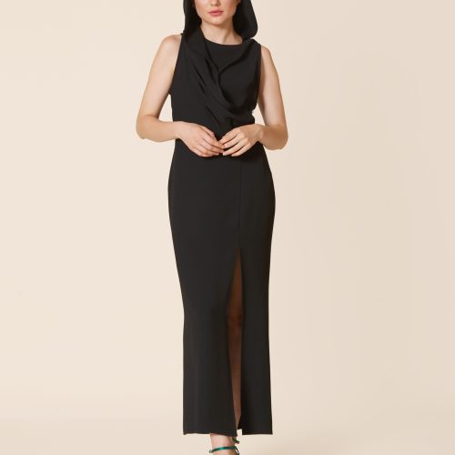 Black Dress With Hood