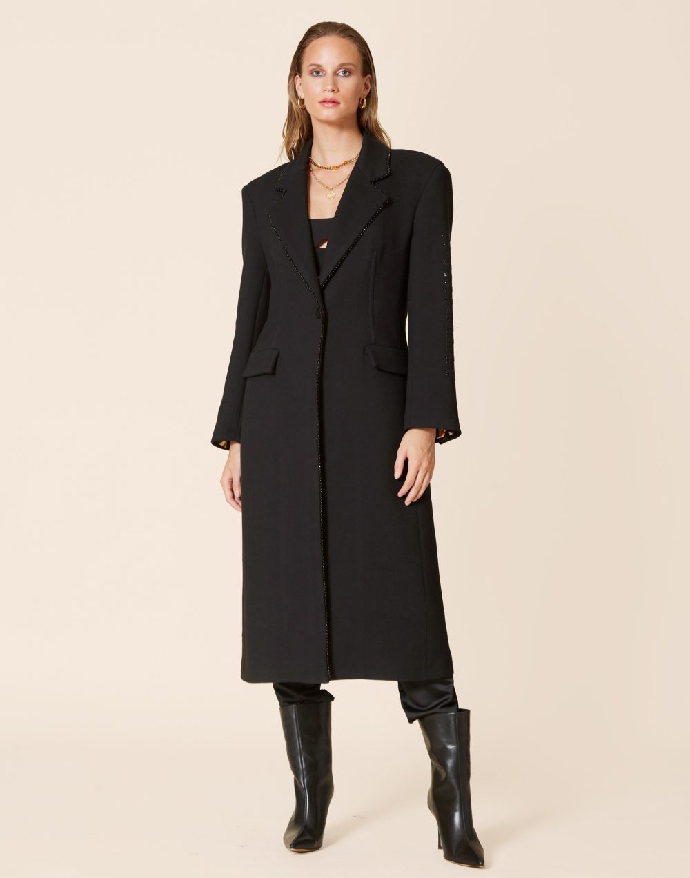 Black Fitted Coat