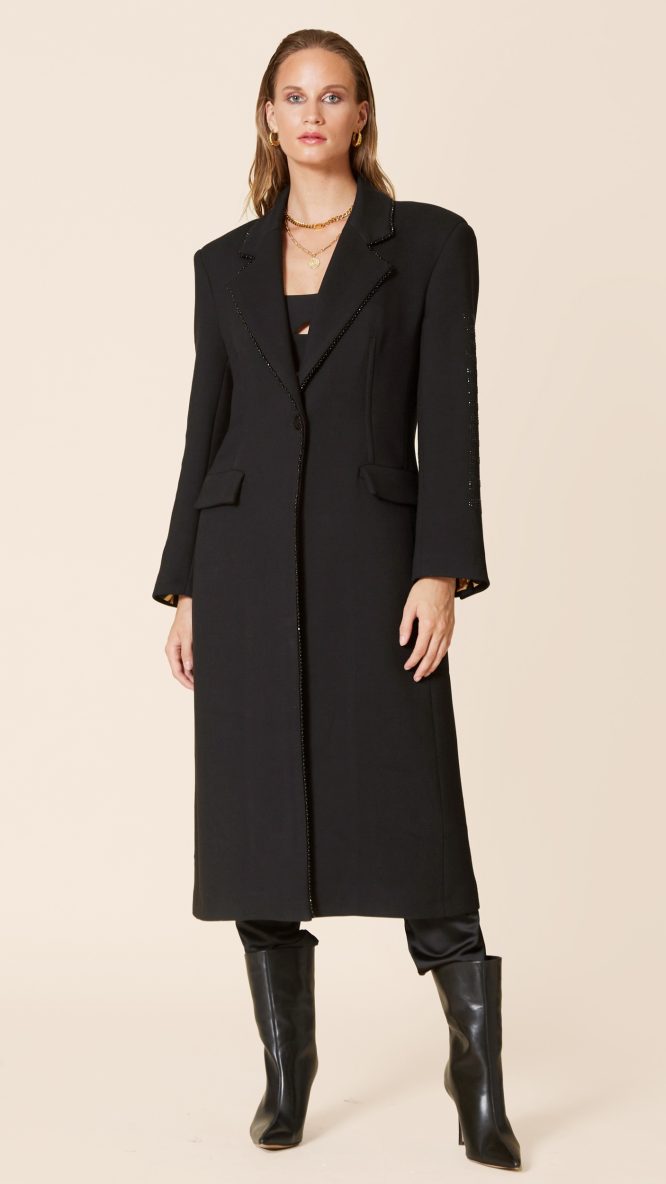 Black Fitted Coat