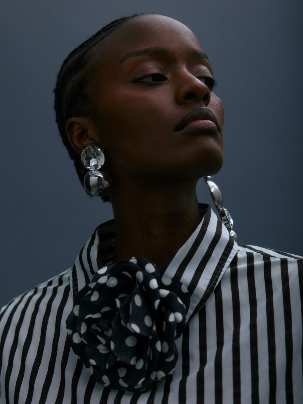 Polka Dot Flower Brooch