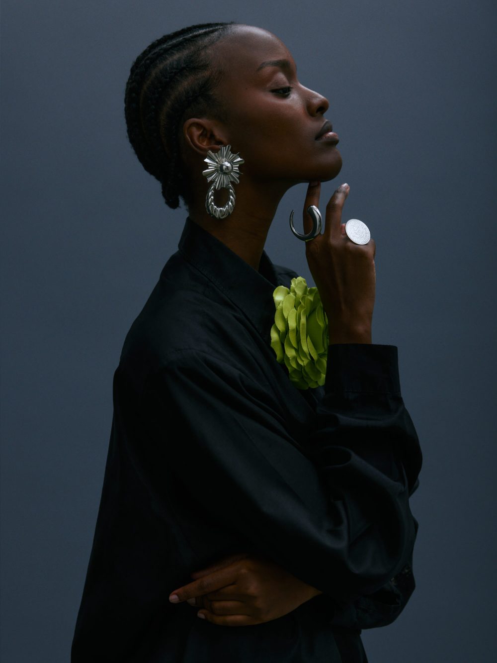 Bennu Earrings - Silver