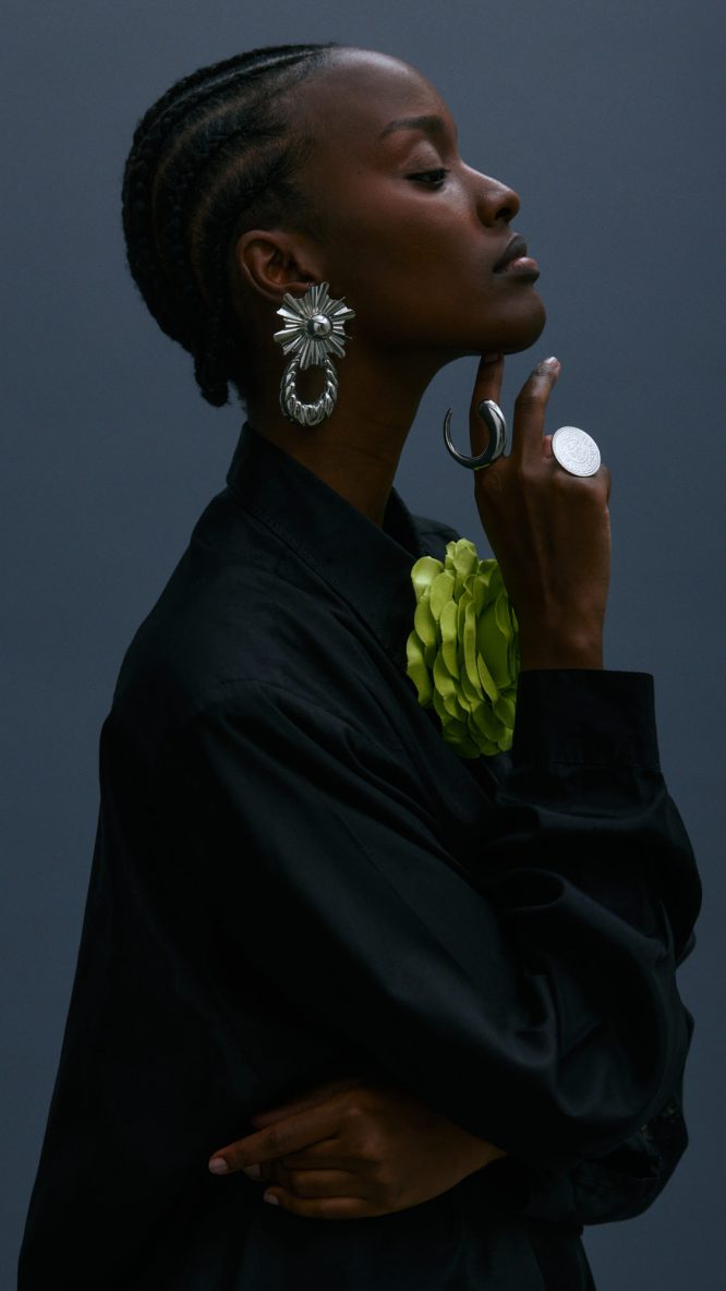 Bennu Earrings - Silver