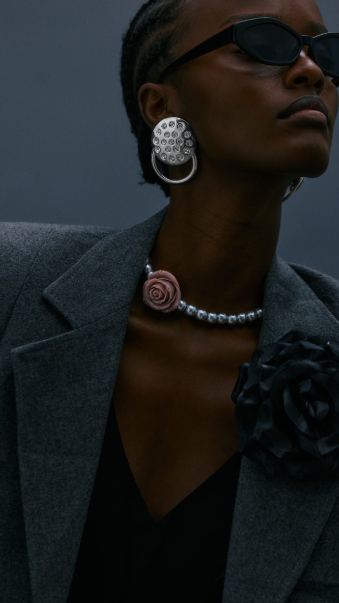 Theogony Earrings -Silver