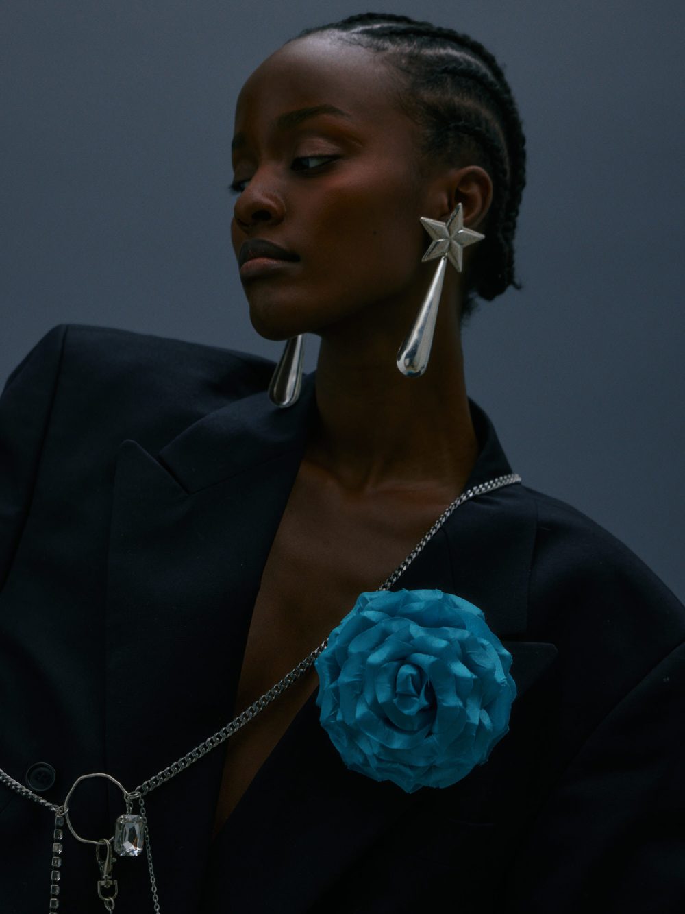 Turquoise Flower Brooch