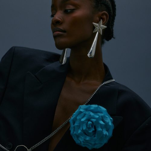 Turquoise Flower Brooch