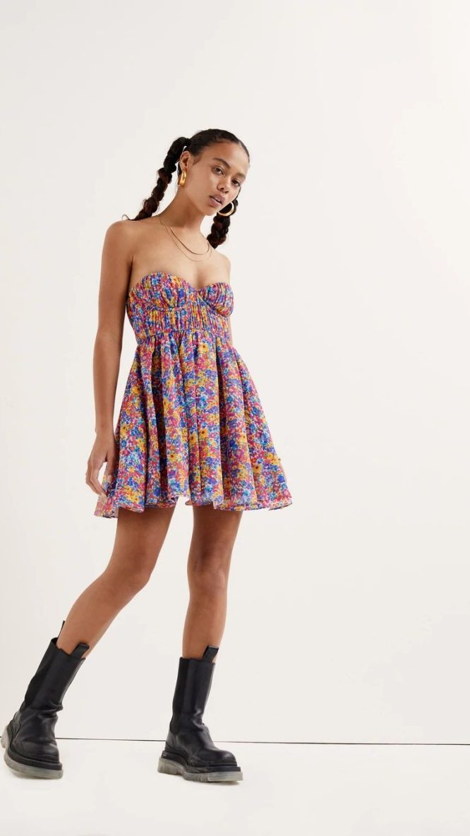 Sasha Strapless Mini Dress