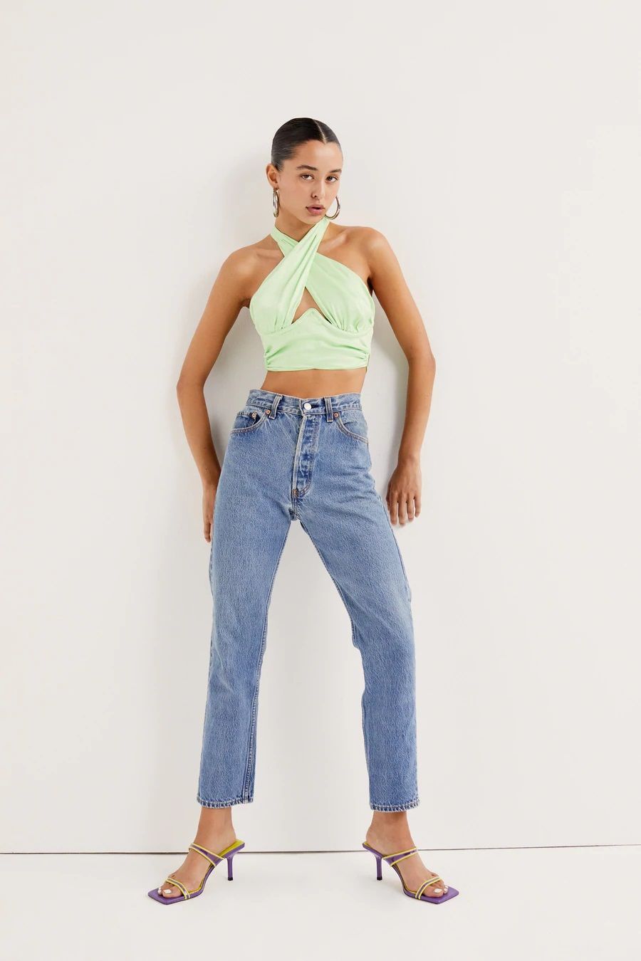 210821_BC_FLL_SPRING22_RTW_LOOK_86_035_900x Rana Cross Front Top-Lime