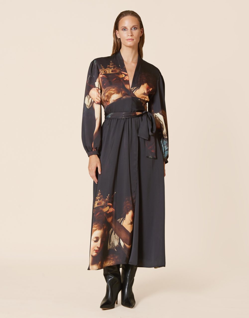 Artistic Style Ankle Dress Queen