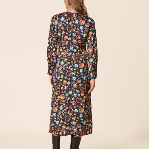 Gemstone Printed Dress