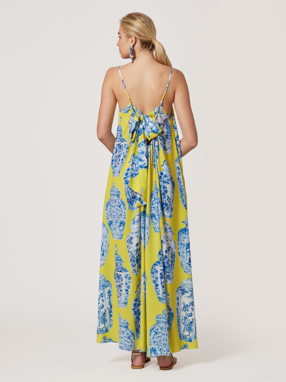 Printed Yellow Dress