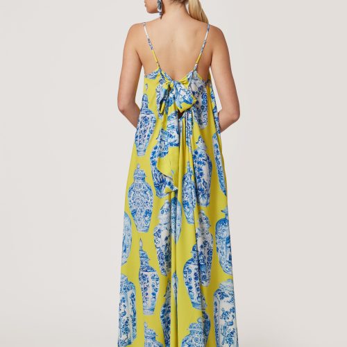 Printed Yellow Dress