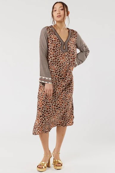 Natalie Keyhole Chocolate Dress