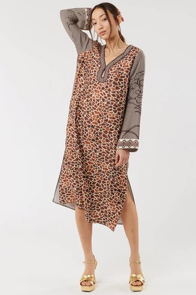 Natalie Keyhole Chocolate Dress