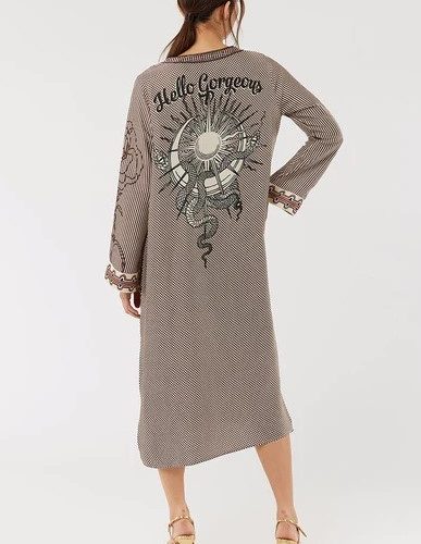 Natalie Keyhole Chocolate Dress