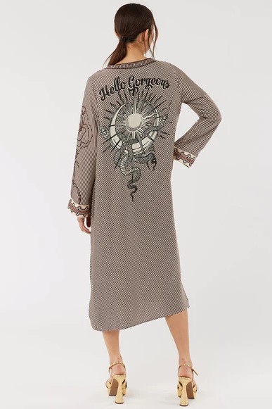 Natalie Keyhole Chocolate Dress