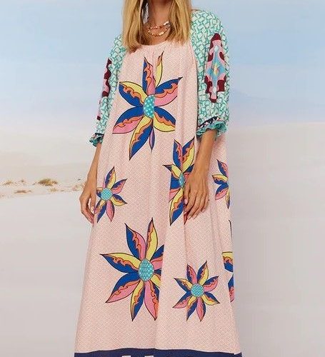 Amelia Puff Pow Wow Sleeve Dress