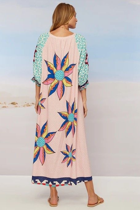 Amelia Puff Pow Wow Sleeve Dress