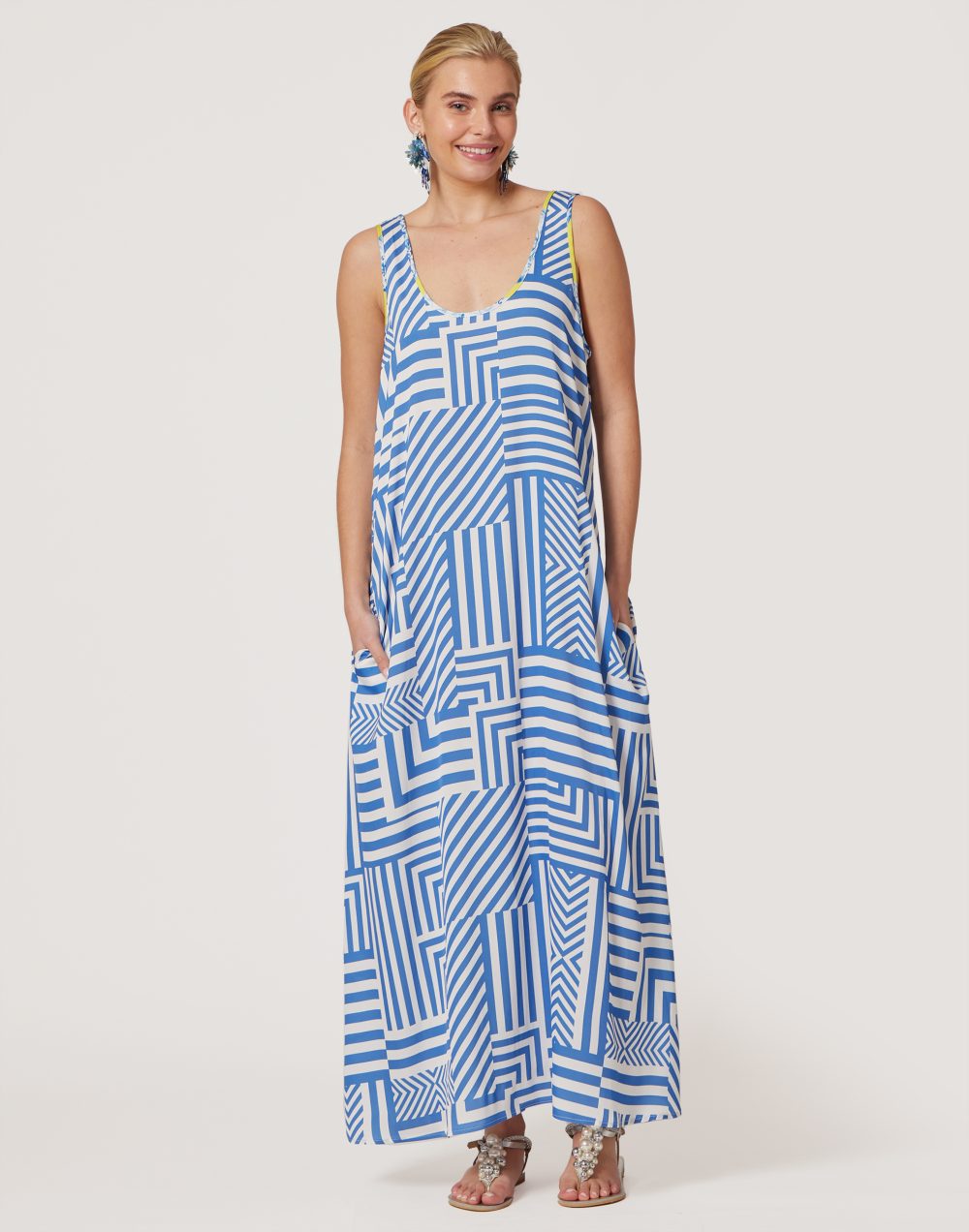 Geometric Printed Dress