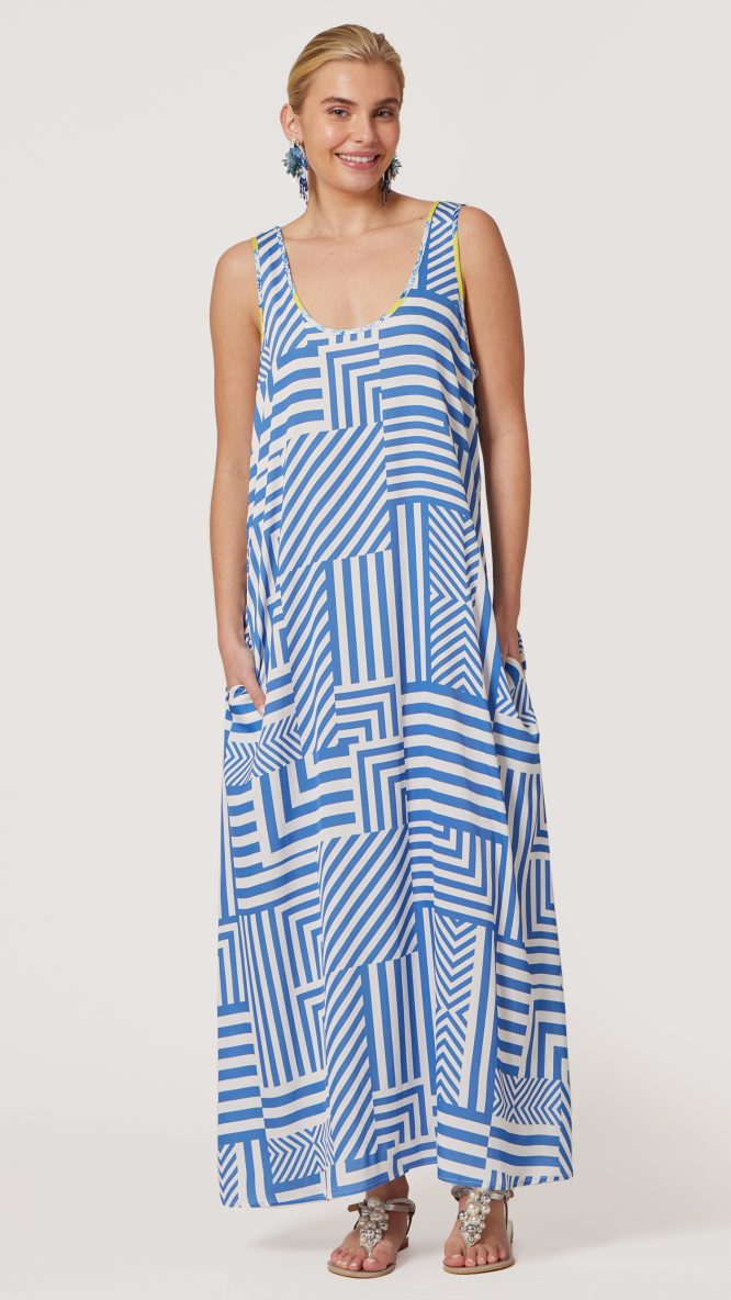 Geometric Printed Dress