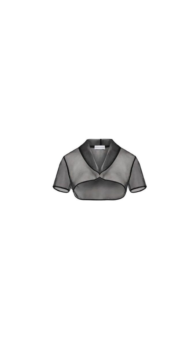 Corcovado Organza Crop Jacket