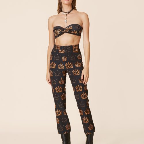 Crown Printed Pants