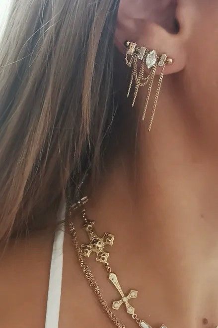 Flora Gold Earrings