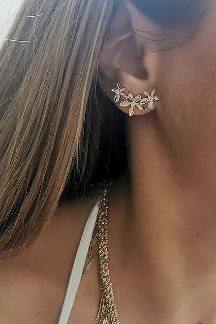Flora Gold Earrings