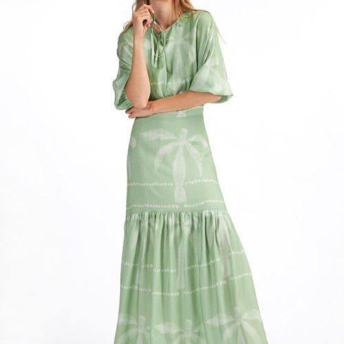 Lenox Maxi Dress - Lime