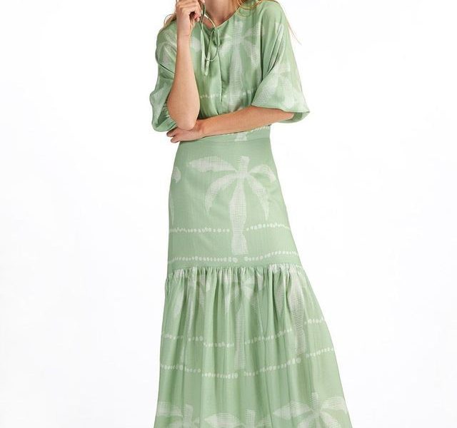 Lenox Maxi Dress - Lime
