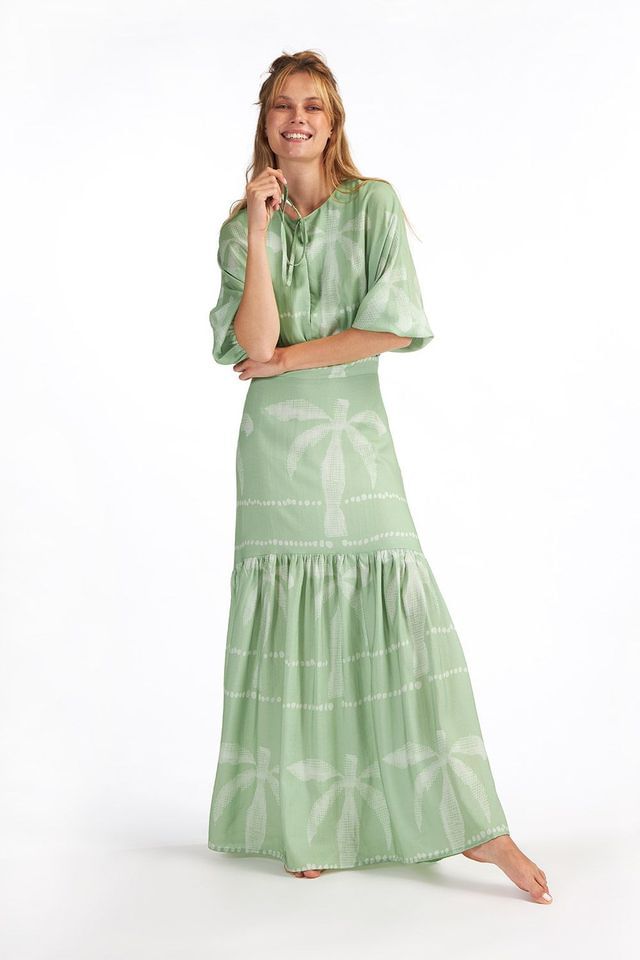 Lenox Maxi Dress - Lime