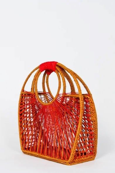 Carla Caramel Red Bag