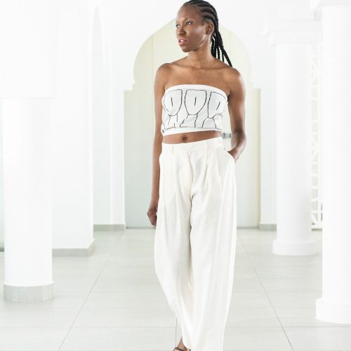 Strapless Figures White