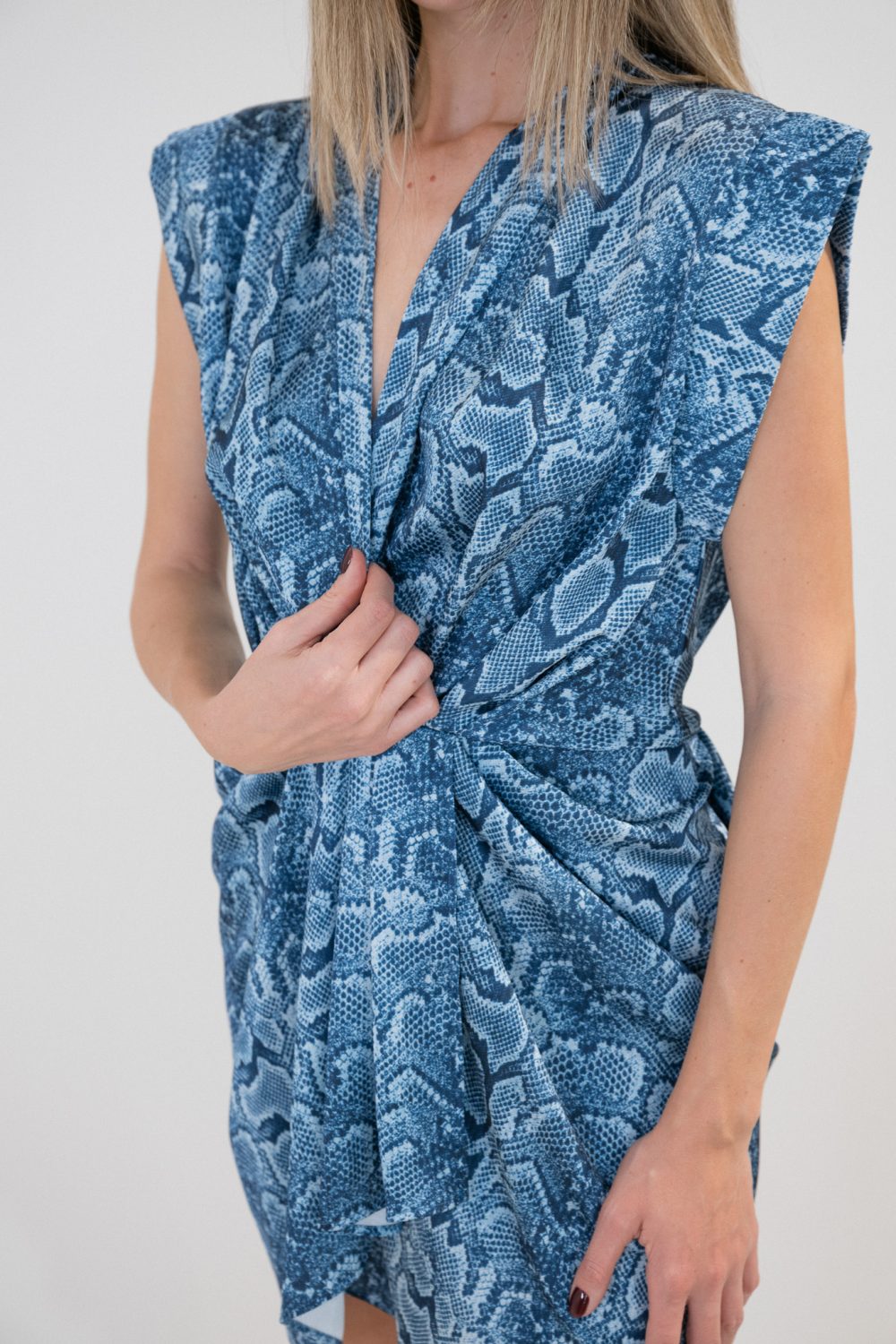 Sleeve less Mini Dress Animal Print