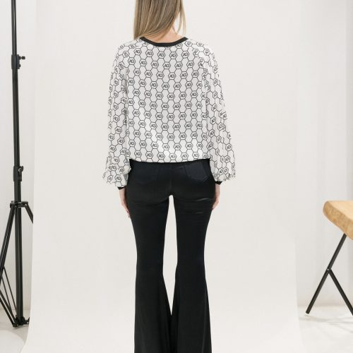 AG Logo Printed Blouse