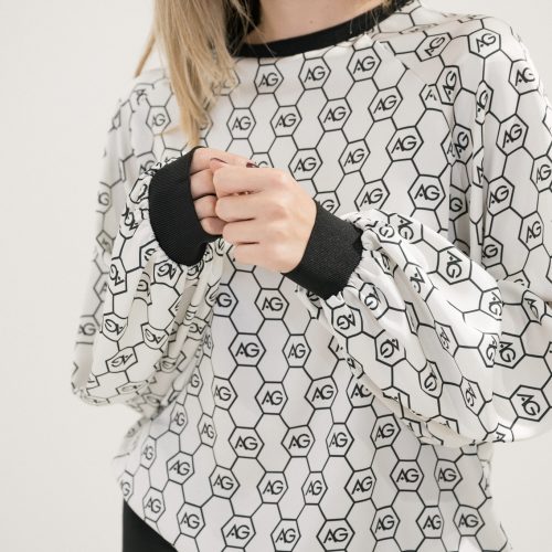 AG Logo Printed Blouse