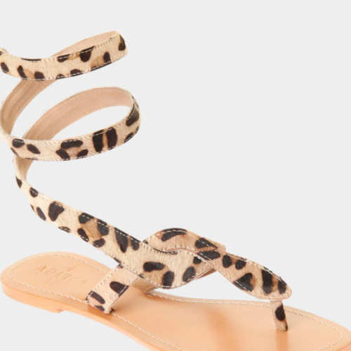 ASPIGA-LEOPARD-22 Cobra Wrap Sandals