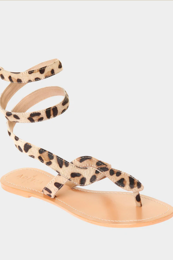ASPIGA-LEOPARD-22 Cobra Wrap Sandals