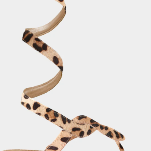 ASPIGA-LEOPARD Cobra Wrap Sandals