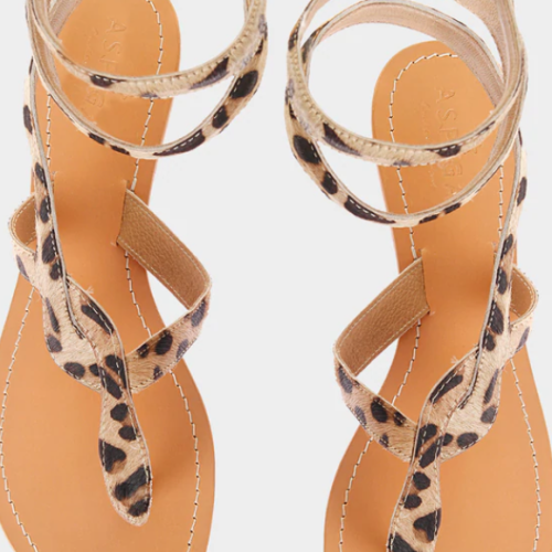 ASPIGA-LEOPARD2 Cobra Wrap Sandals