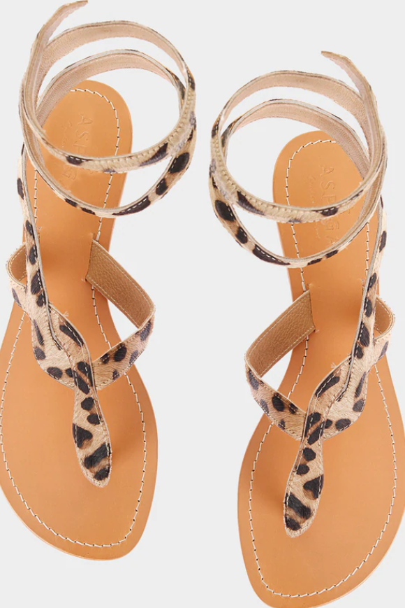 ASPIGA-LEOPARD2 Cobra Wrap Sandals