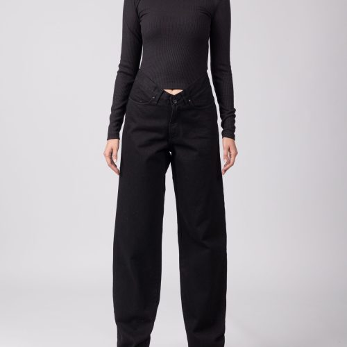 Doris Rip Top -Black